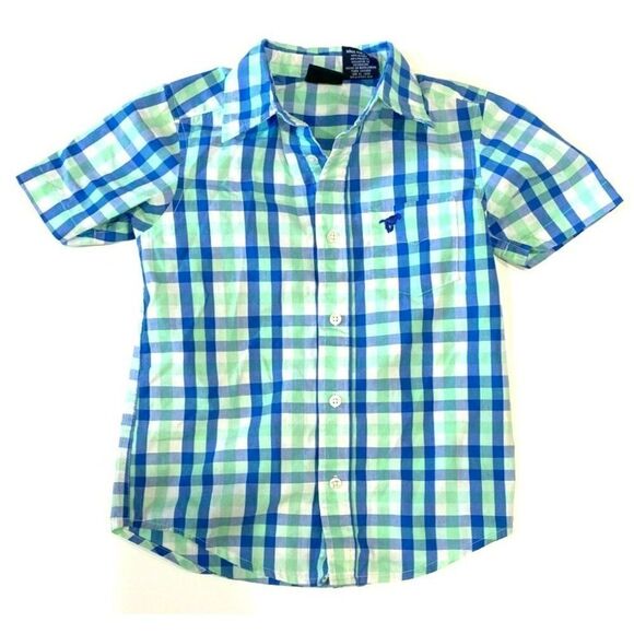 Wrangler Boys Button Down Short Sleeve Shite (4/5) - Picture 1 of 4
